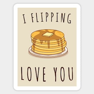 I Flipping Love You Sticker